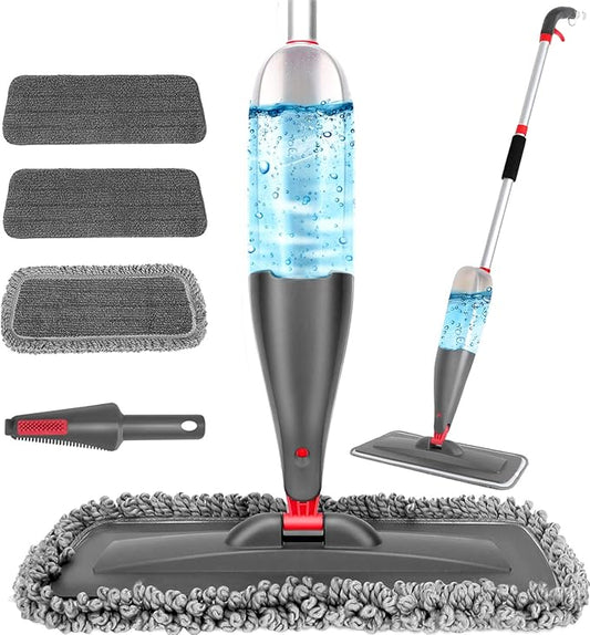 CleanJet™ 800ml Microfiber Spray Mop
